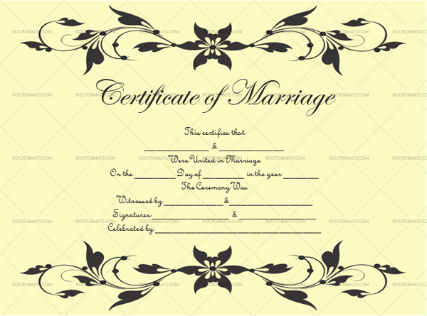 Marriage Certificate (1903)