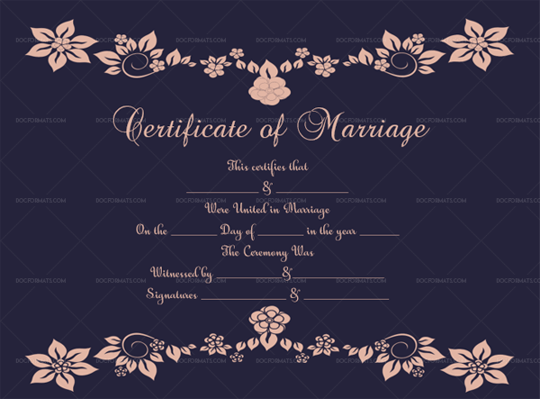 Marriage Certificate (1905)