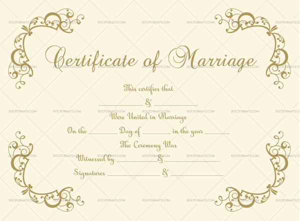 Marriage Certificate (1908)