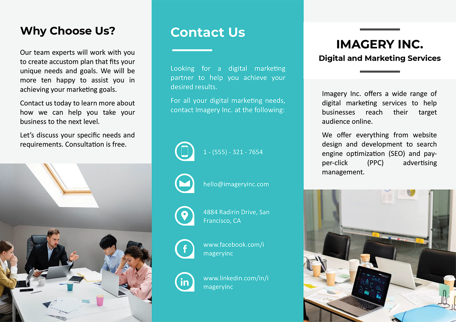 A4 Brochure Template - Page 01